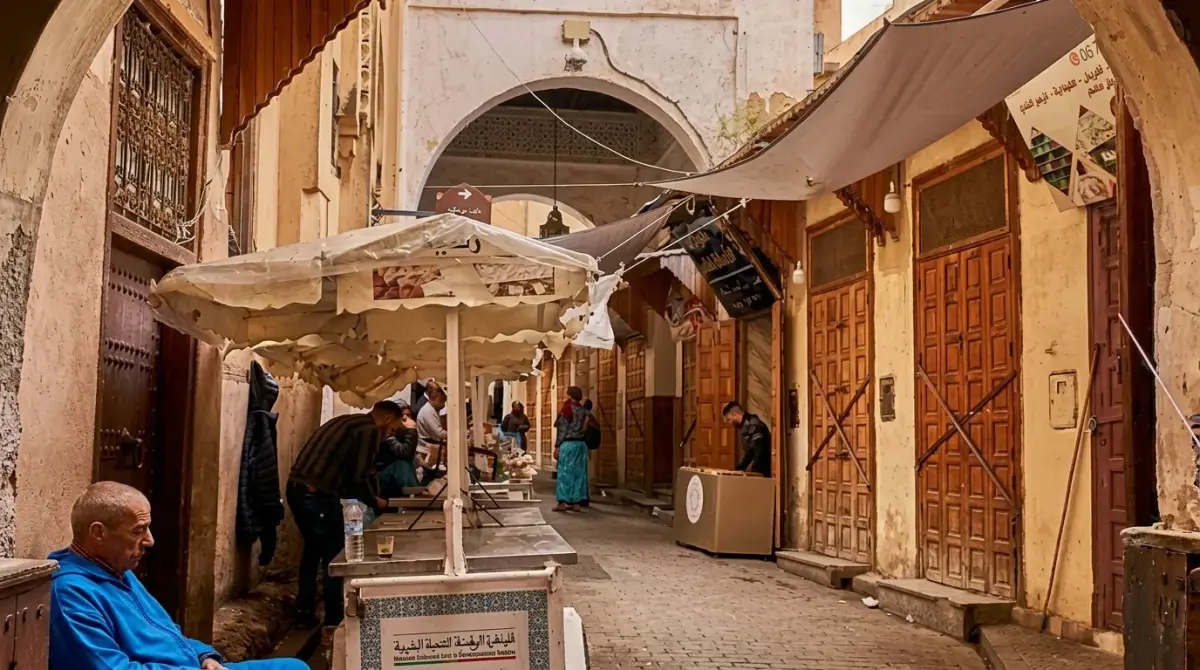 View of the Old Medina in Casablanca
