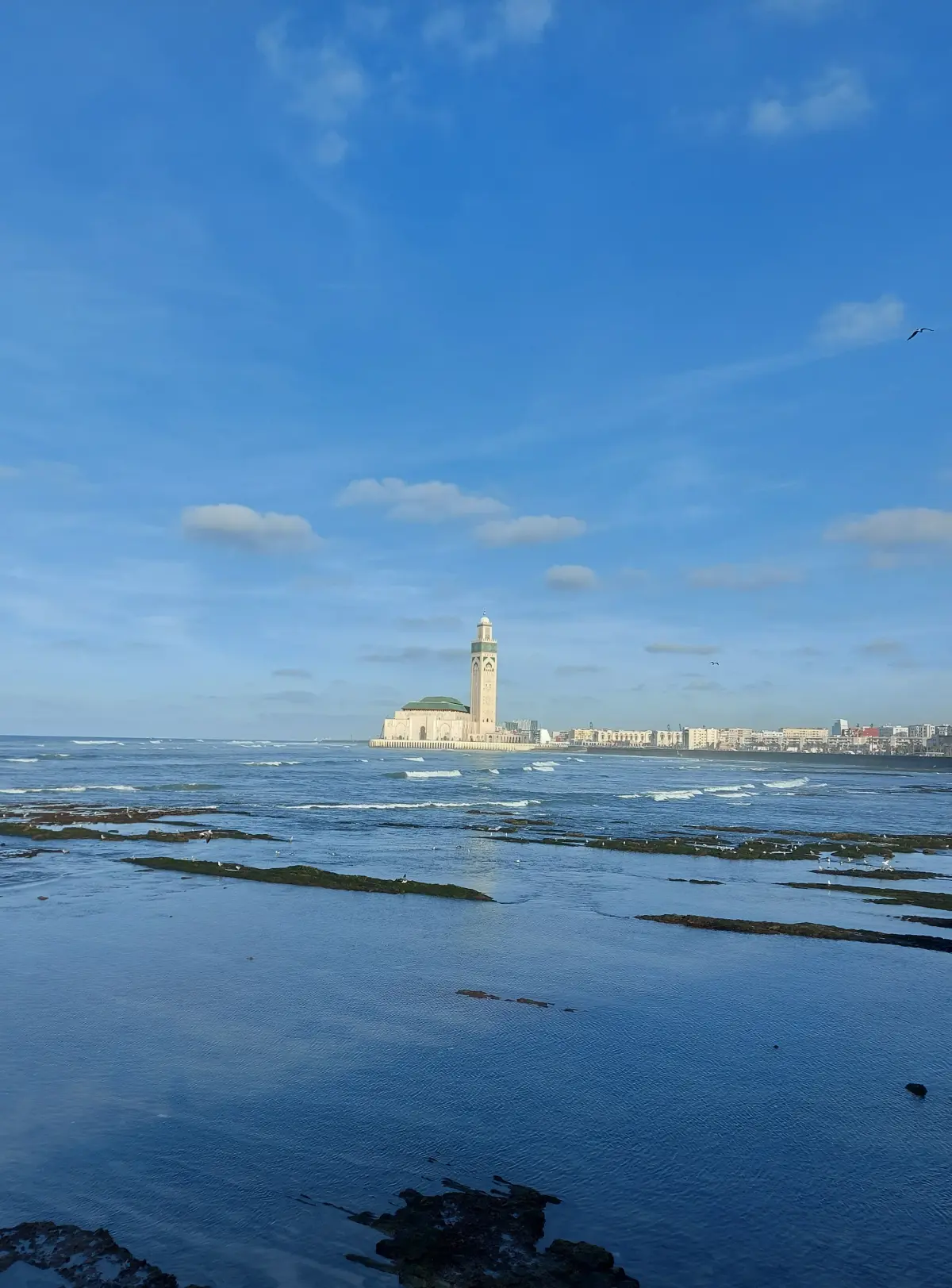 Hassan II Mosque on Casablanca’s Atlantic waterfront