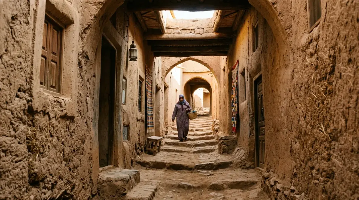 Inside Ait Benhaddou Kasbah